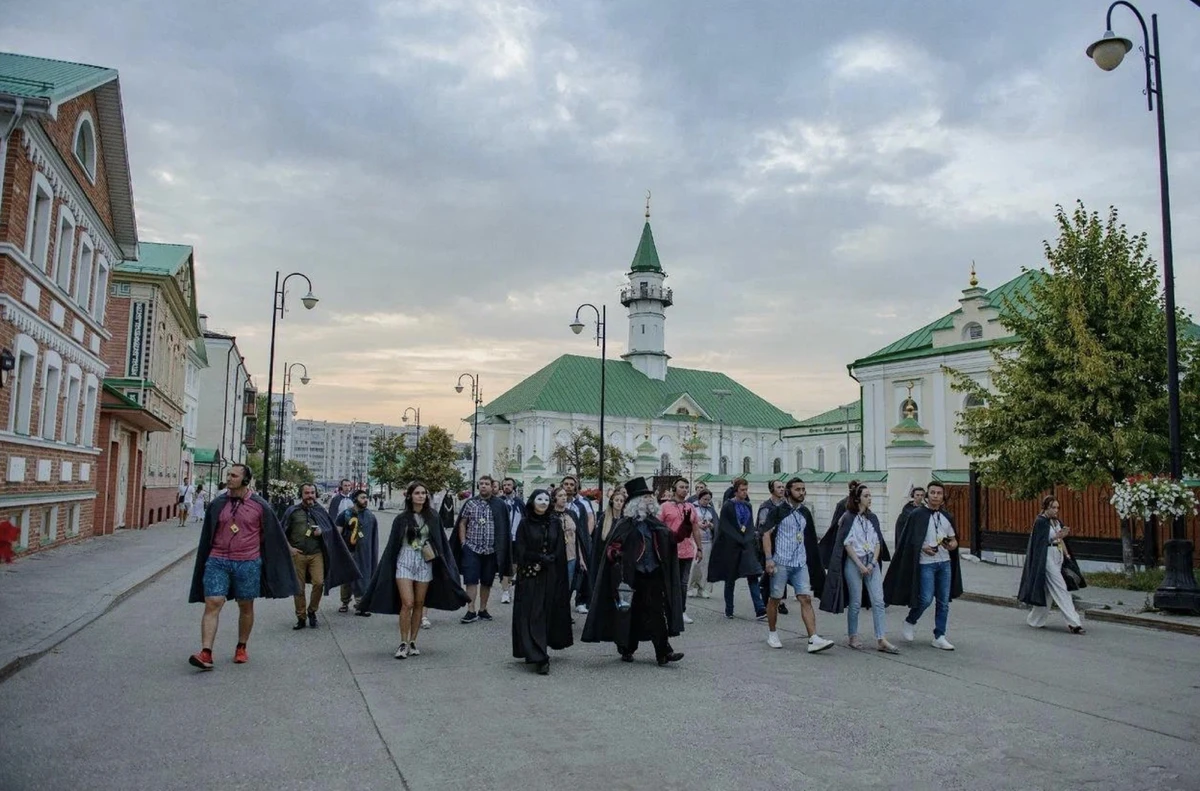Театрализованная прогулка в Казани по Старо-Татарской слободе с фонарщиком Фаролеро — фото 11